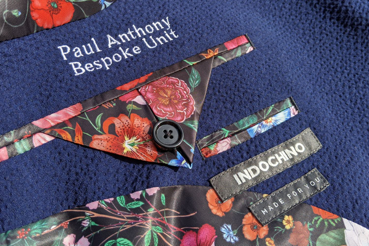 Indochino Seersucker Suit Monogram