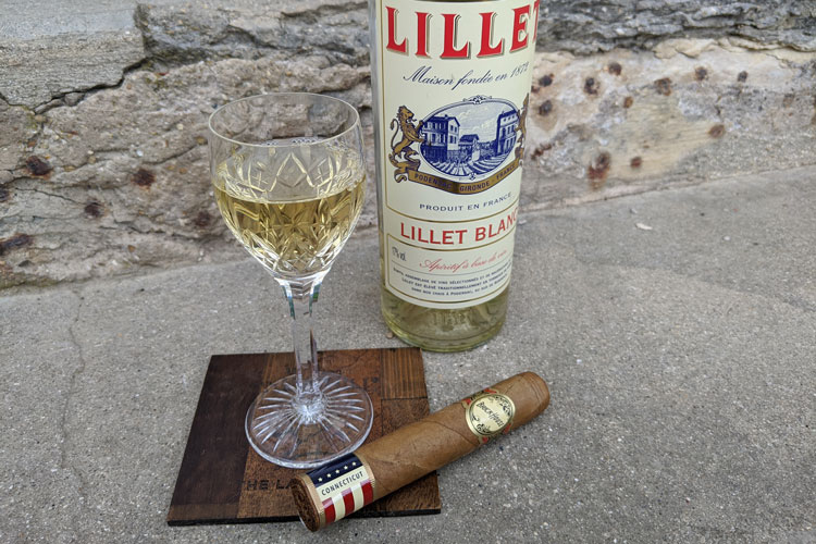 Lillet Blanc With A Brick House Cigar