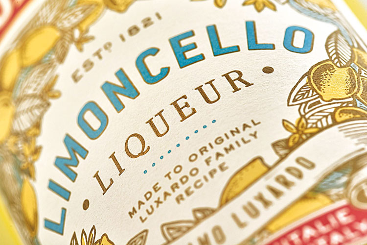 Luxardo Limoncello Label