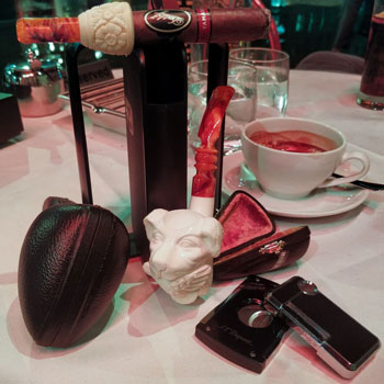 SMS Meerschaum Pipe & Davidoff Cigars