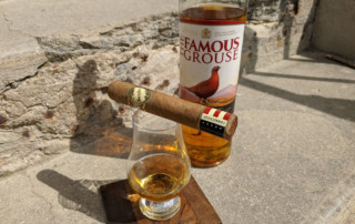 The Famous Grouse Whisky With Brick House Cigar