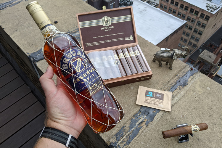 Avo Heritage Cigar & Brugal Reserva Rum