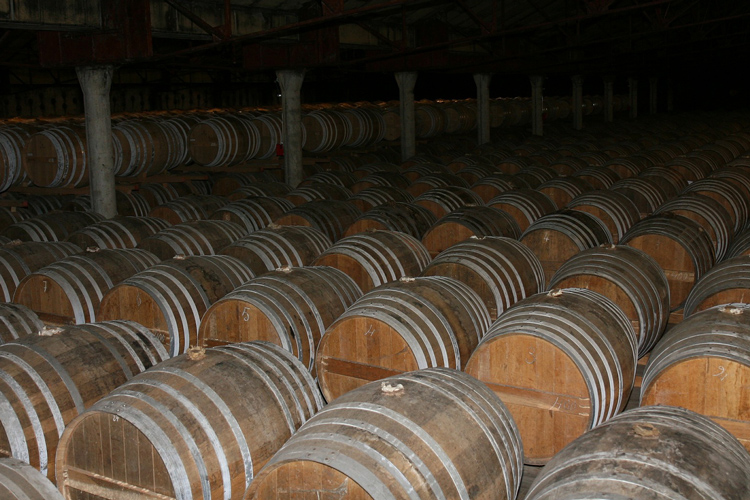 Cognac Barrels Ageing