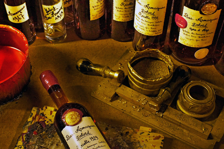 Delord Armagnac Wax Stamping