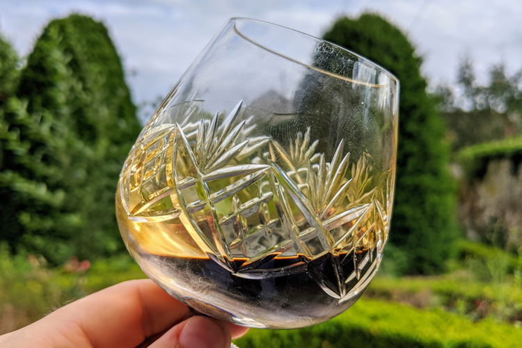 Flor de Caña Spresso Coffee Liqueur In Glass