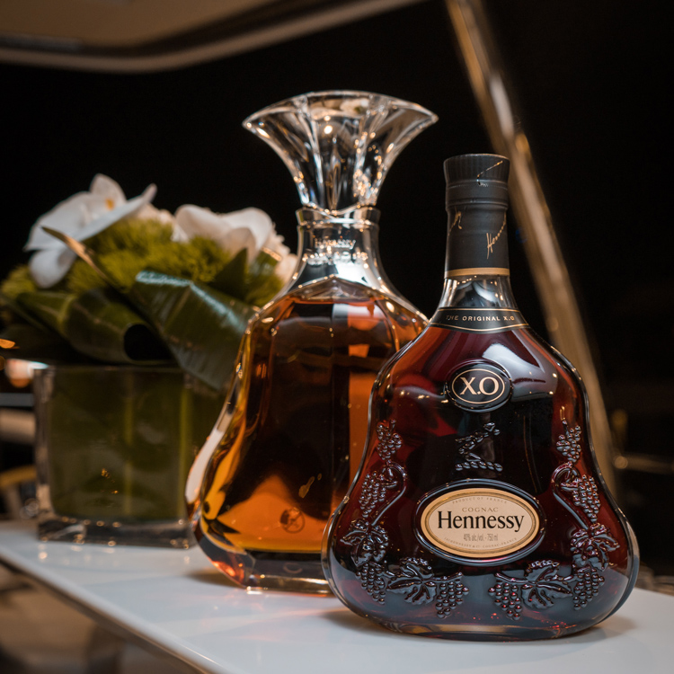 Hennessy XO Cognac Bottle & Decanter