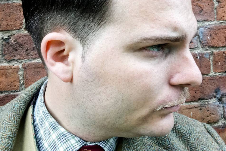 How To Shave & Trim A Pencil Moustache