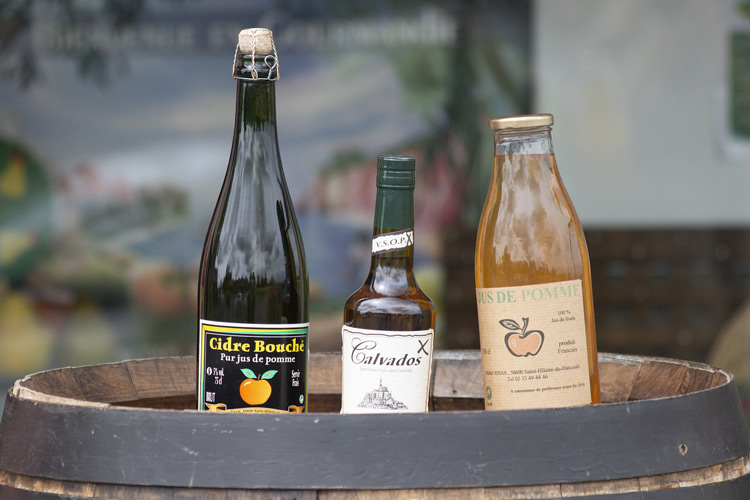 Calvados, Cigar & Apple Juice From Normandy