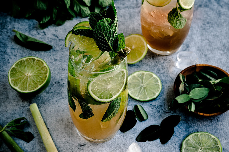 Dark Mojito Cocktail