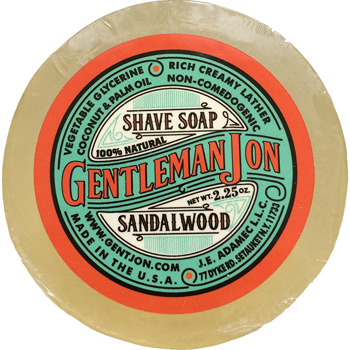 Gentleman Jon Sandalwood Shave Soap