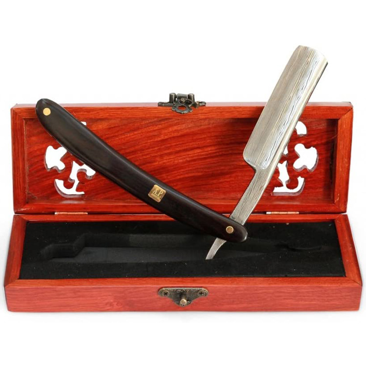 AP Donovan Damascus Steel Straight Razor