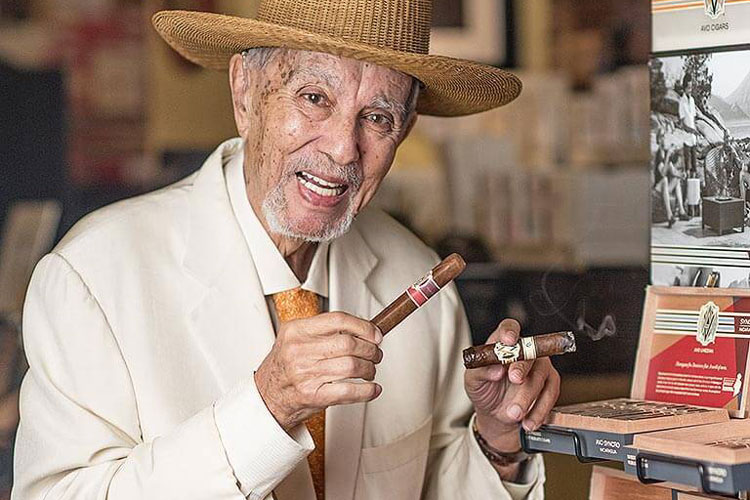 Avo Uvezian Holding Syncro Cigars