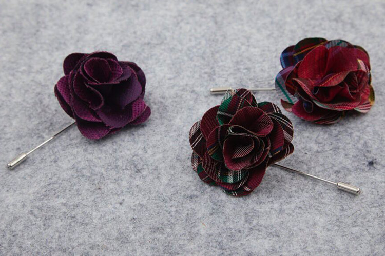 The Tie Bar Lapel Flowers