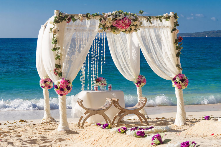 Beach Wedding Altar