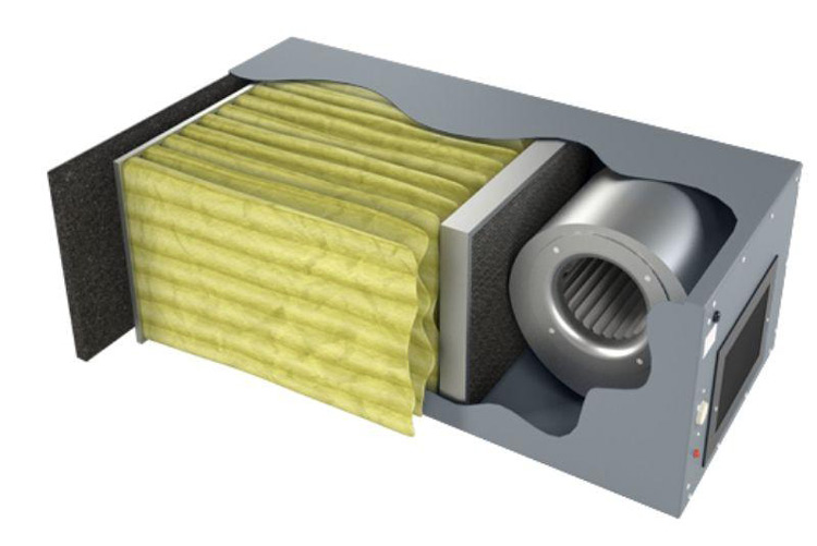 Blue OX1100 Smoke Eater Cross Section