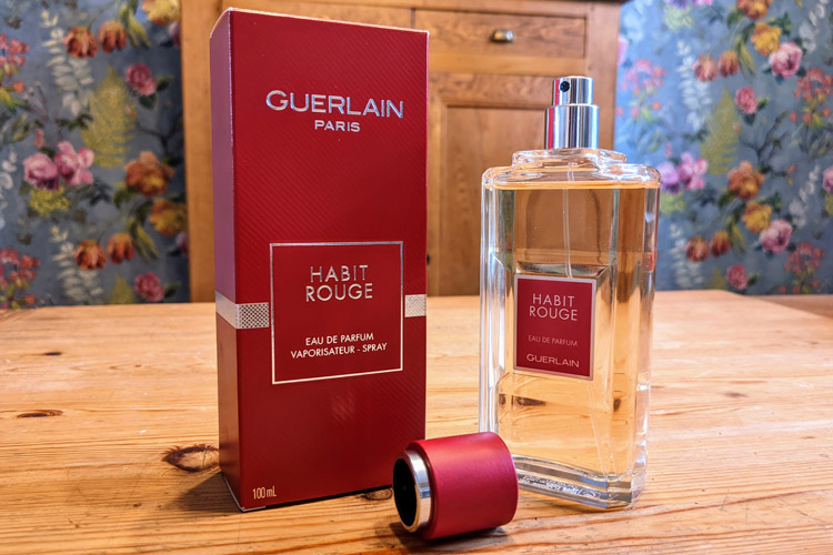 Guerlain Habit Rouge Bottle & Packaging