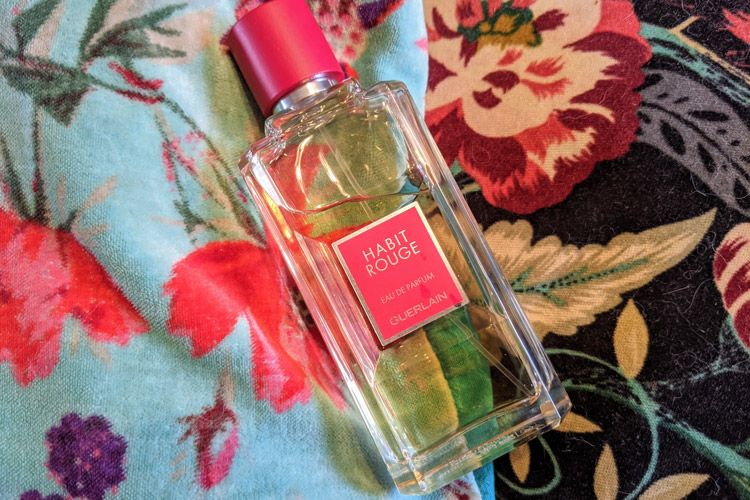 Guerlain Habit Rouge Eau de Parfum Bottle