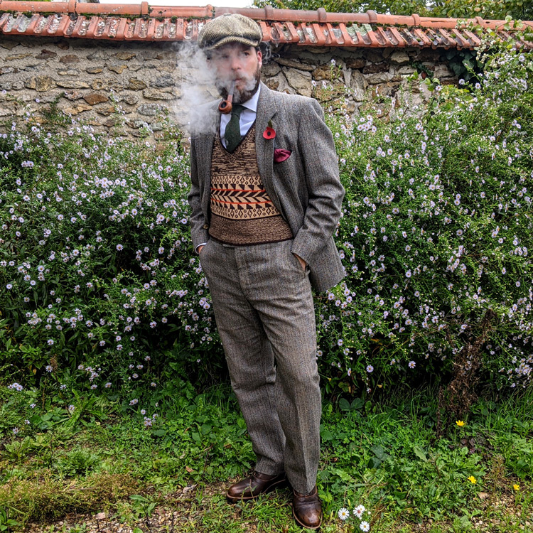 Tweed Suit & Riccardo Ross & Snow Boots