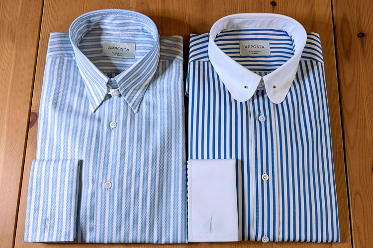 Apposta Custom Italian Shirts Side By Side