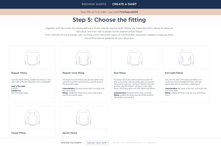Apposta Shirt Fitting