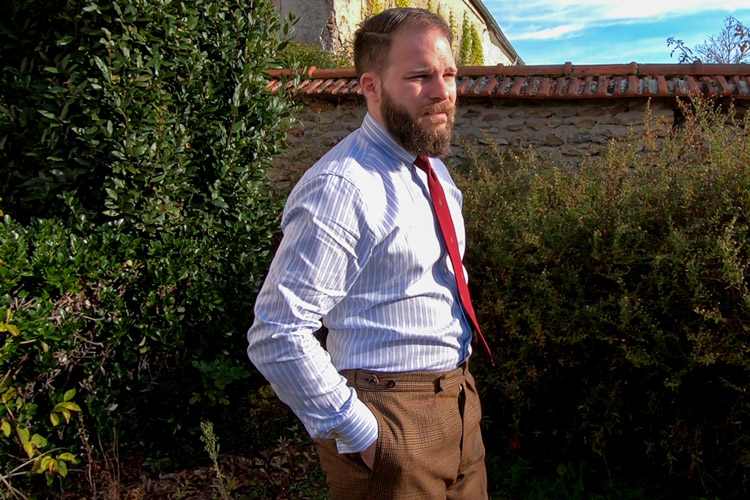 Dobby Weave Custom Italian Apposta Shirt