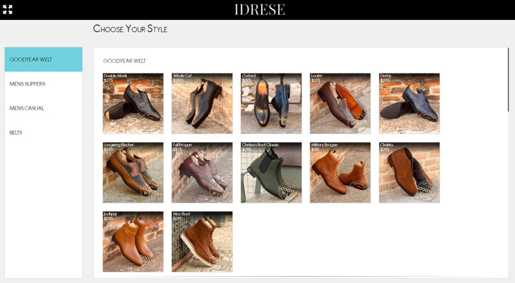 Idrese Shoe Models