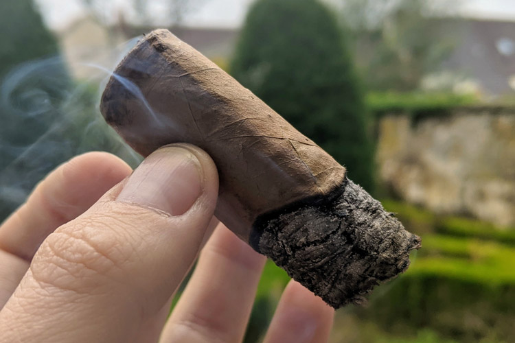 Perdomo 20th Anniversary Connecticut Cigar Final Third