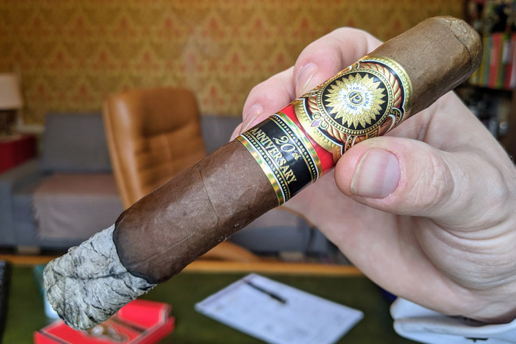 Perdomo 20th Anniversary Sun Grown Cigar First Third