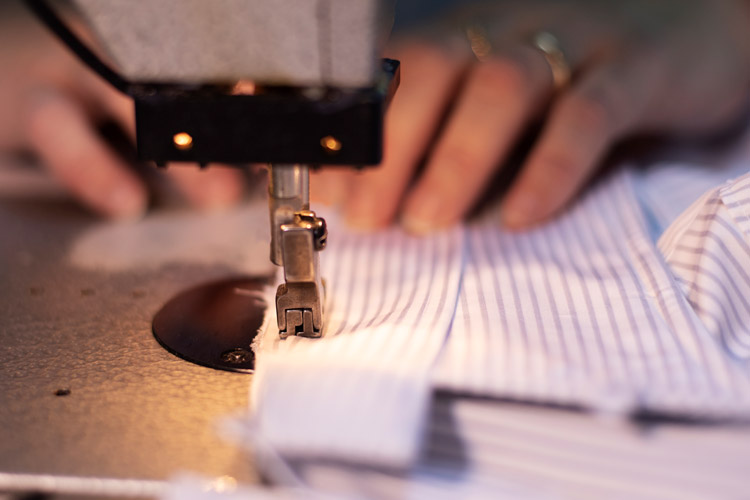 Stitching Collar On Apposta Shirt