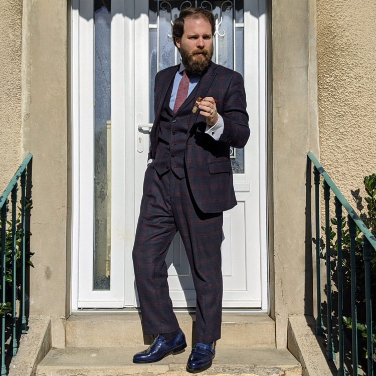 Wearing Lethato Kiltie Loafers With Suit Square