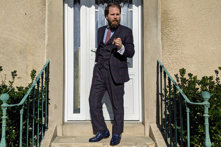 Wearing Lethato Kiltie Loafers With Suit