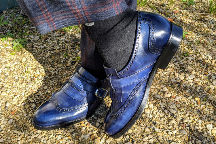 Wearing Lethato Shoes