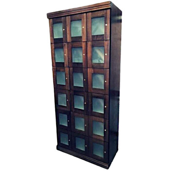 18 Cigar Locker Unit With Frosted Glass