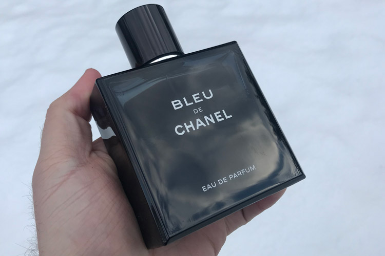 Bleu de Chanel Bottle In Hand