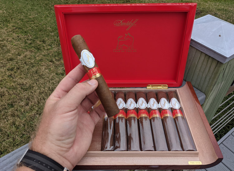 Davidoff Year Of The Ox Cigar Box Interior