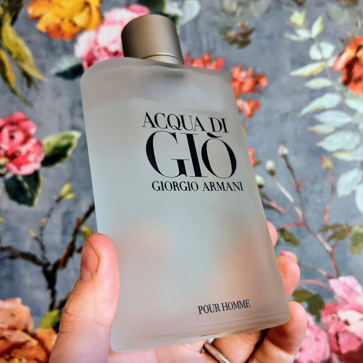 Giorgio Armani Acqua di Gio Fragrance Floral Background