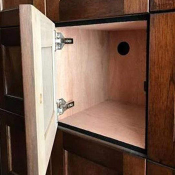 Inside Cigar Locker Unit