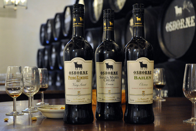 Osborne Pedro Ximenez, Cream, & Oloroso Sherry