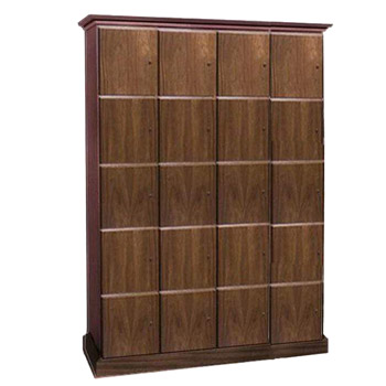 Slab Door Cigar Locker