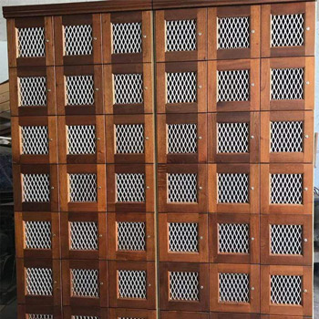 Wire Mesh Door Cigar Locker