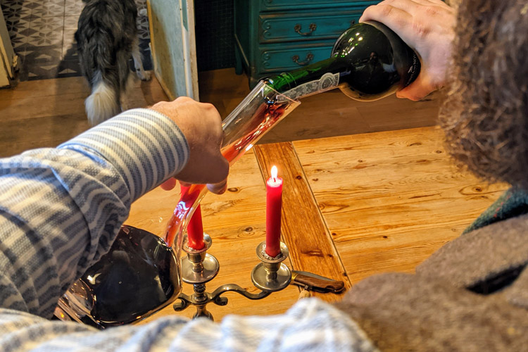 Decanting Port Wine