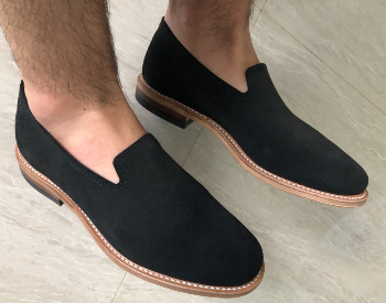 Mark Albert Loafers Black on Feet