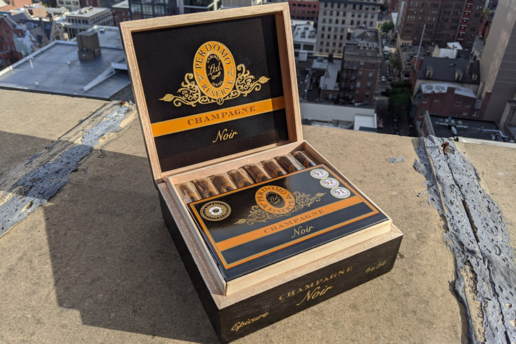 Perdomo Champagne Noir Cigar Box