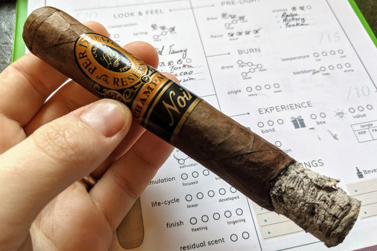Perdomo Champagne Noir Cigar First Third