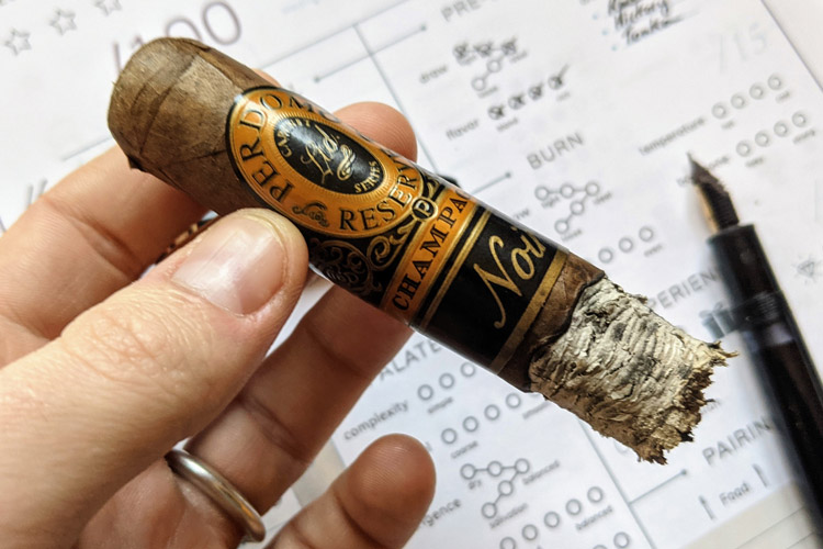Perdomo Champagne Noir Cigar Second Third