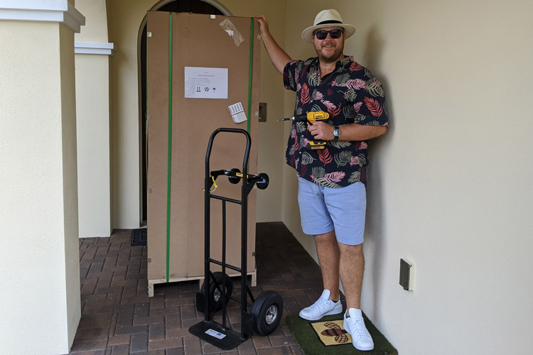 Prestige Imports Remington Cigar Cabinet Size