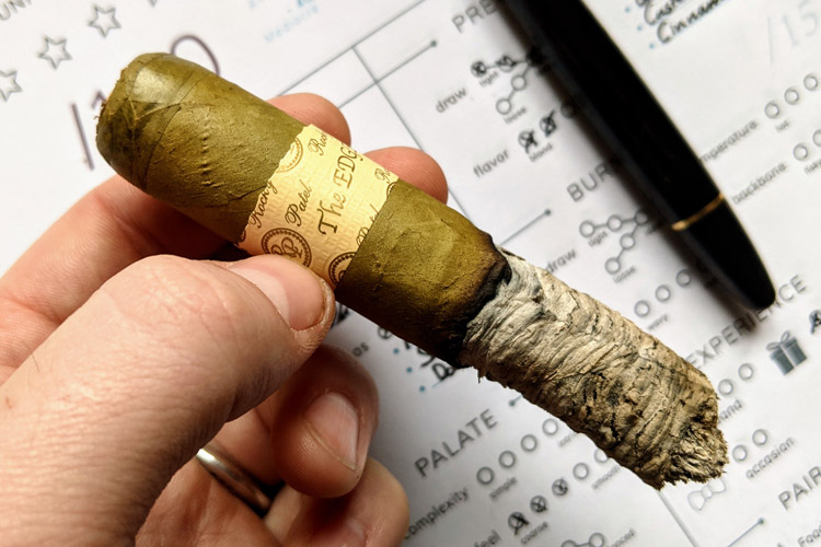Rocky Patel The Edge Candela Cigar Burn Quality