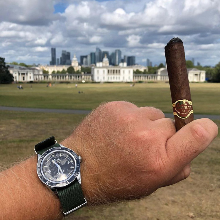 San Cristobal de la Habana Cigar & Omega Watch