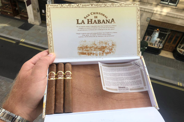 San Cristobal de la Habana El Principe Cigar Box Interior