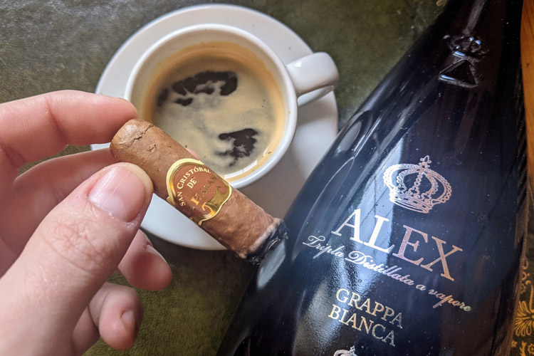 San Cristobal de la Habana El Principe Cigar With Espresso & Grappa